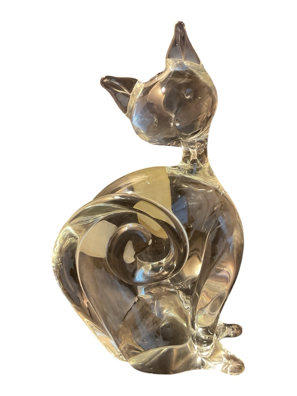 Murano Glass Cat Sculpture